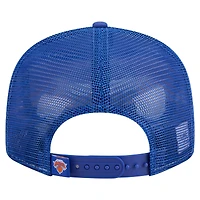 Men's New Era  Orange/Blue New York Knicks Outdoor Split Panel 9FIFTY Snapback Hat
