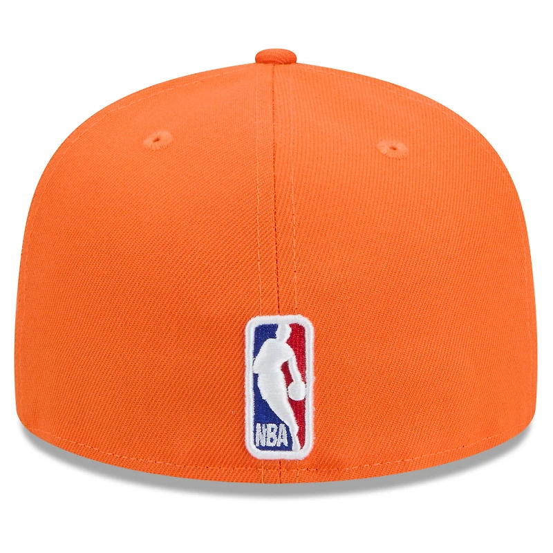 Casquette ajustée alternative 59FIFTY orange New Era York Knicks 2024/25 City Edition pour homme
