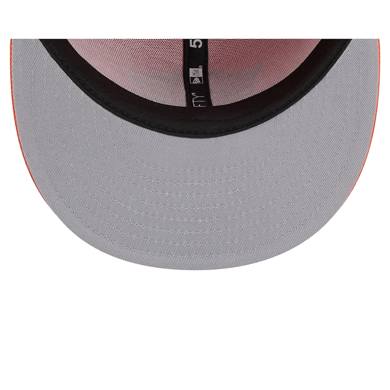 Casquette ajustée alternative 59FIFTY orange New Era York Knicks 2024/25 City Edition pour homme