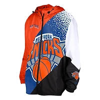 Men's New Era  Orange York Knicks 2024/25 City Edition Full-Zip Windbreaker Jacket