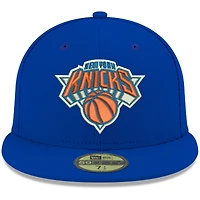 Casquette ajustée 59FIFTY Royal New York Knicks Era pour homme