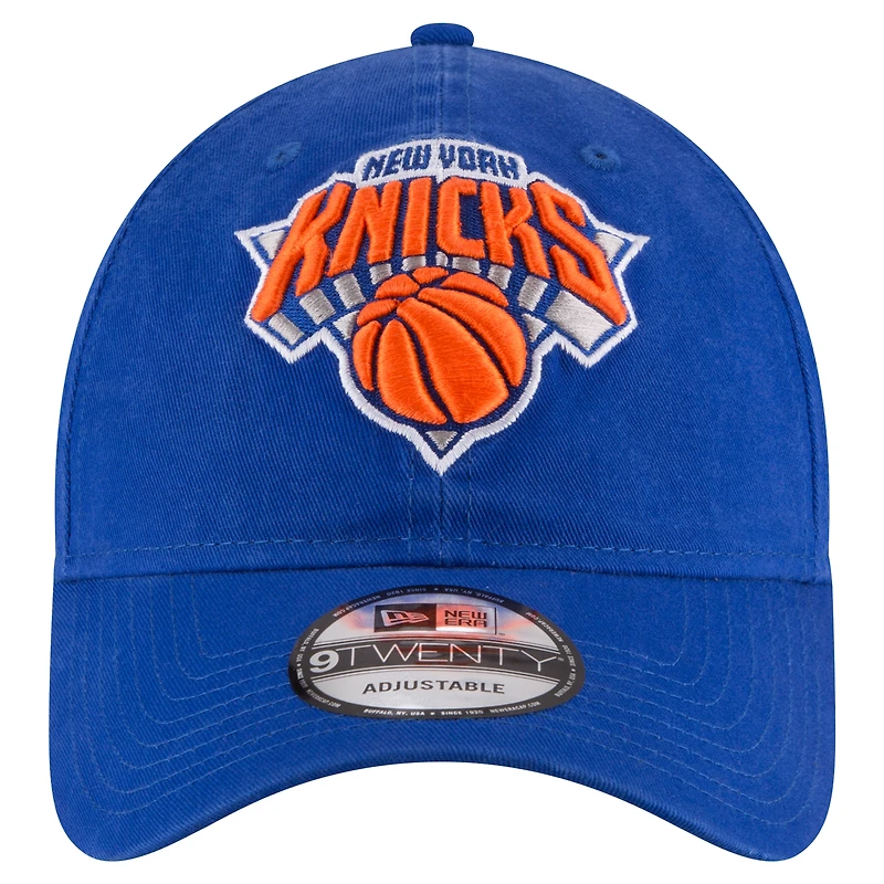 Casquette ajustable Royal New York Knicks Team 2.0 9TWENTY New Era pour homme