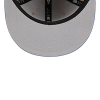 Men's New Era Tan/Blue York Knicks 2024 NBA Draft 59FIFTY Fitted Hat