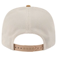 Men's New Era Tan/Light Brown New York Knicks Two-Tone 9SEVENTY Adjustable Trucker Hat