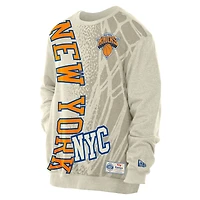 Men's New Era Tan York Knicks 2025/26 City Edition Sweatshirt