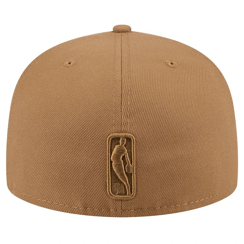 Men's New Era Tan York Knicks 59FIFTY Fitted Hat