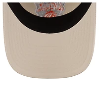 Casquette ajustable New Era beige New York Knicks Basic 9TWENTY pour homme