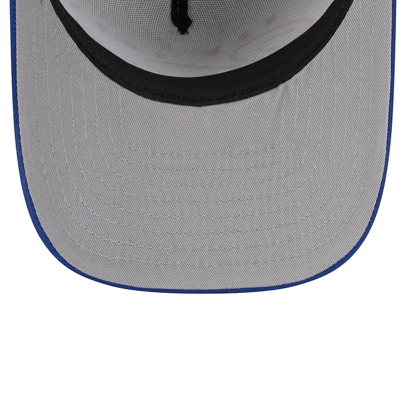 Men's New Era White/Blue York Knicks 2025 NBA Draft A-Frame 59FIFTY Fitted Hat