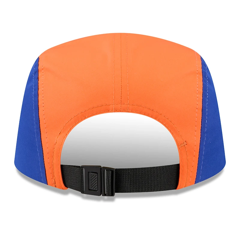 Casquette ajustable New Era blanche/bleue New York Knicks 2025 NBA Tip Off Camper pour homme