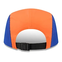 Casquette ajustable New Era blanche/bleue New York Knicks 2025 NBA Tip Off Camper pour homme