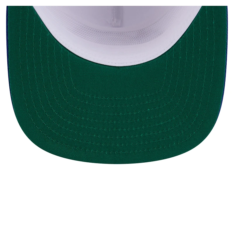 Men's New Era White/Blue New York Knicks Hardwood Two-Tone Golfer Adjustable Hat