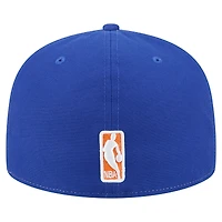 Men's New Era  White/Blue York Knicks Repeat 59Fifty Fitted Hat