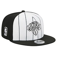 Casquette snapback New Era blanche New York Knicks 2025 NBA Tip Off 9FIFTY pour homme