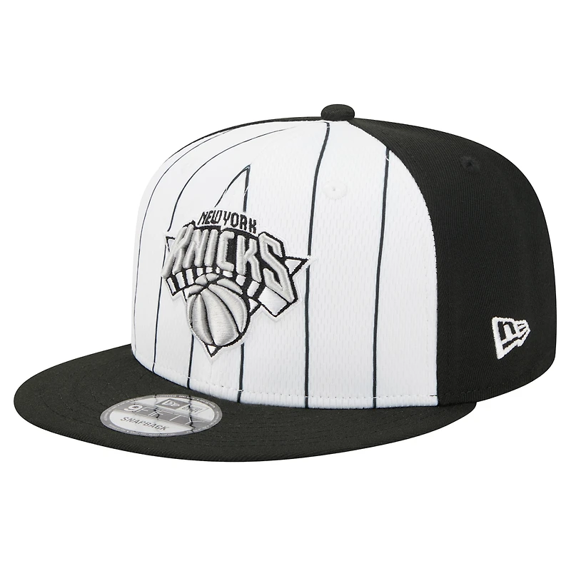 Men's New Era  White New York Knicks 2025 NBA Tip Off 9FIFTY Snapback Hat