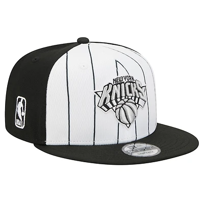 Men's New Era  White New York Knicks 2025 NBA Tip Off 9FIFTY Snapback Hat