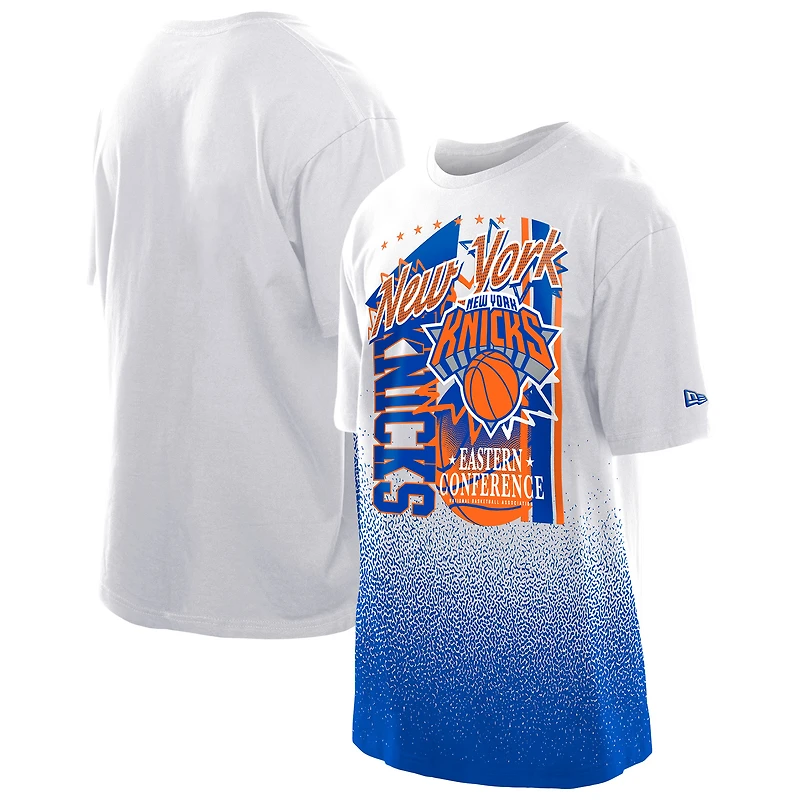 Men's New Era White York Knicks Injection Sport Classics T-Shirt