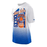 Men's New Era  White York Knicks Injection Sport Classics T-Shirt