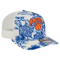 Casquette ajustable New Era blanche New York Knicks Lemon Tree 9SEVENTY pour homme