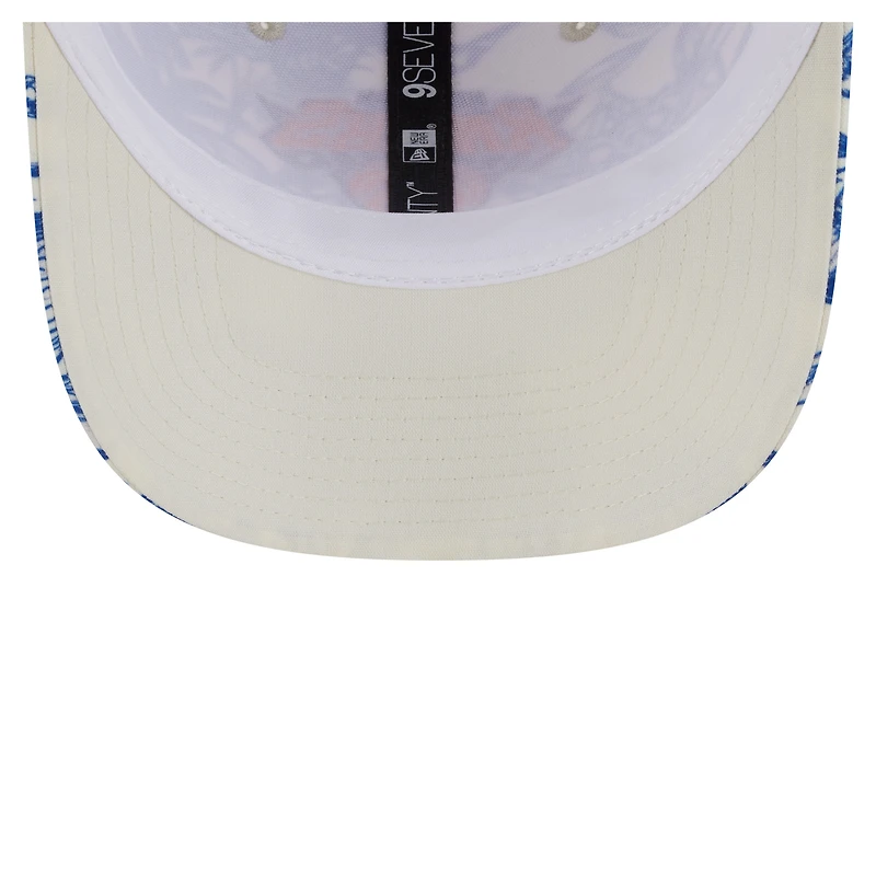 Casquette ajustable New Era blanche New York Knicks Lemon Tree 9SEVENTY pour homme