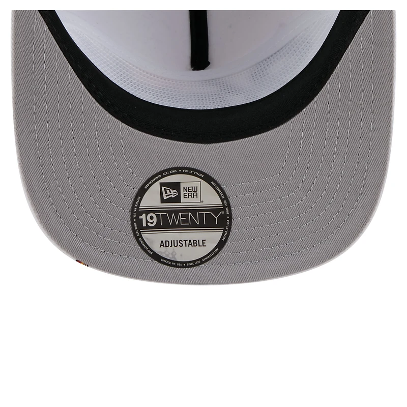 Casquette ajustable New Era blanche New York Knicks Team Cheer Rope 19TWENTY pour homme