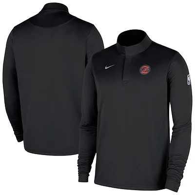 Men's Nike New York Knicks 2025/26 Authentic Coaches Quarter-Zip Dri-Fit Top