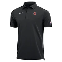 Polo d'entraîneur Nike noir authentique New York Knicks 2025/26 pour homme, en tissu Dri-FIT.