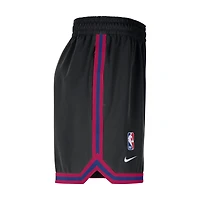 Short tissé Nike Authentic Practice DNA Performance noir des New York Knicks pour homme