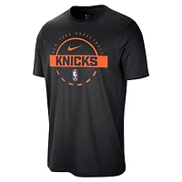 Men's Nike  Black New York Knicks Authentic Practice T-Shirt
