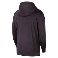 Sweat à capuche Nike noir New York Knicks Authentic Practice Yoga Restore Dri-Fit pour homme