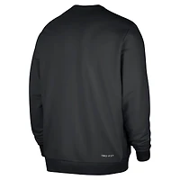 Men's Nike  Black New York Knicks Authentic Standard Issue Travel Dri-FIT Sweatshirt
