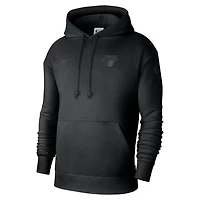 Men's Nike  Black New York Knicks Authentic Travel Standard Issue Dri-Fit Hoodie