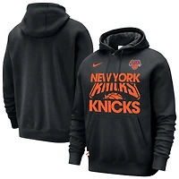 Sweat à capuche Nike Courtside Club New York Knicks noir pour homme