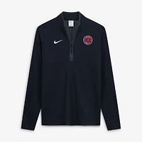 Men's Nike White New York Knicks  Dri-FIT Victory Quarter-Zip Pullover