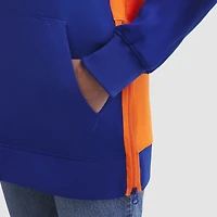 Men's Nike Blue New York Knicks Authentic On-Court Showtime Performance Full-Zip Hoodie