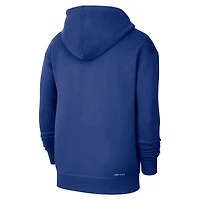 Men's Nike  Blue New York Knicks Courtside Standard Issue Premium Performance Pullover Hoodie