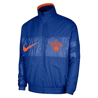 Nike New York Knicks Courtside Versus Capsule Veste entièrement zippée pour homme - Bleu