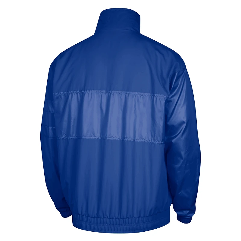 Men's Nike Blue New York Knicks Courtside Versus Capsule Full-Zip Jacket