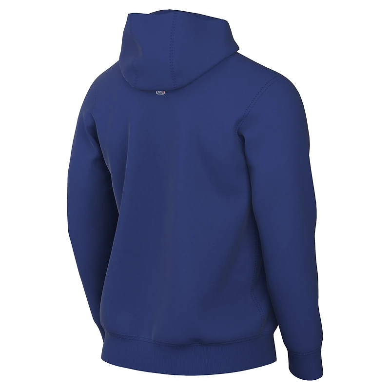 Men's Nike Blue New York Knicks Sportswear Essential Wordmark Club Hoodie