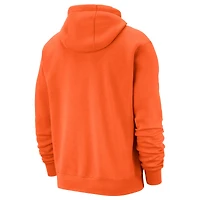 Men's Nike  Orange New York Knicks 2025/26 City Edition Essential Logo Remix Hoodie