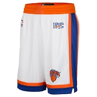 Men's Nike White New York Knicks 2024/25 City Edition Swingman Shorts