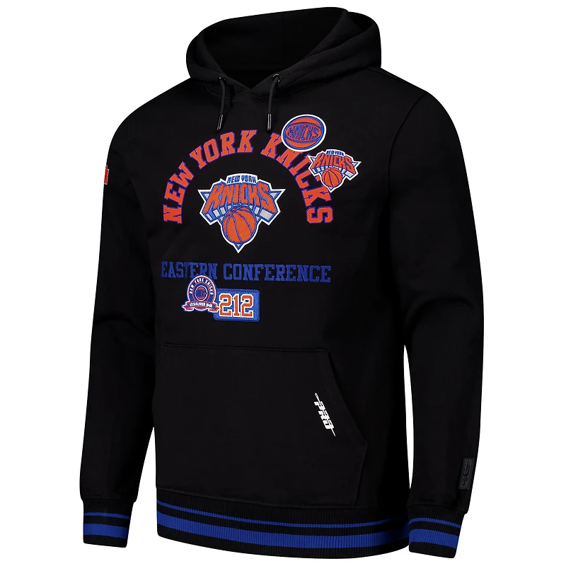 Men's Pro Standard Black New York Knicks Area Code Pullover Hoodie