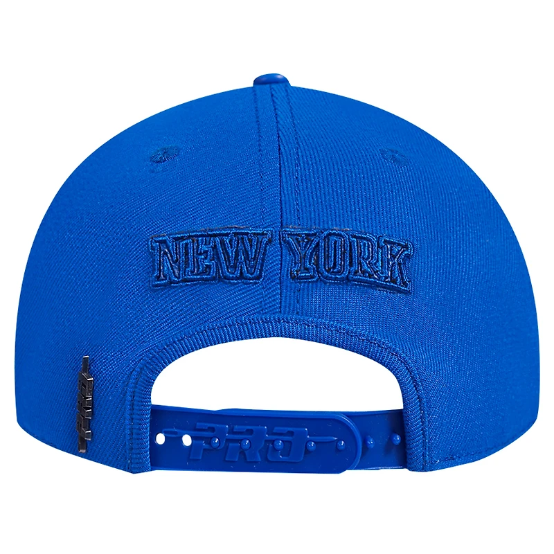 Men's Pro Standard Blue New York Knicks Triple Tonal Snapback Hat