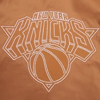 Men's Pro Standard Brown New York Knicks Paint The City Full-Zip Jacket