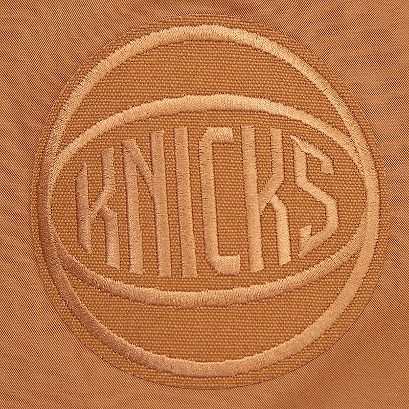 Men's Pro Standard Brown New York Knicks Paint The City Full-Zip Jacket