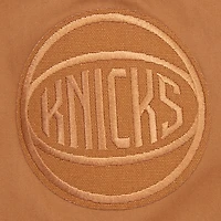 Men's Pro Standard Brown New York Knicks Paint The City Full-Zip Jacket