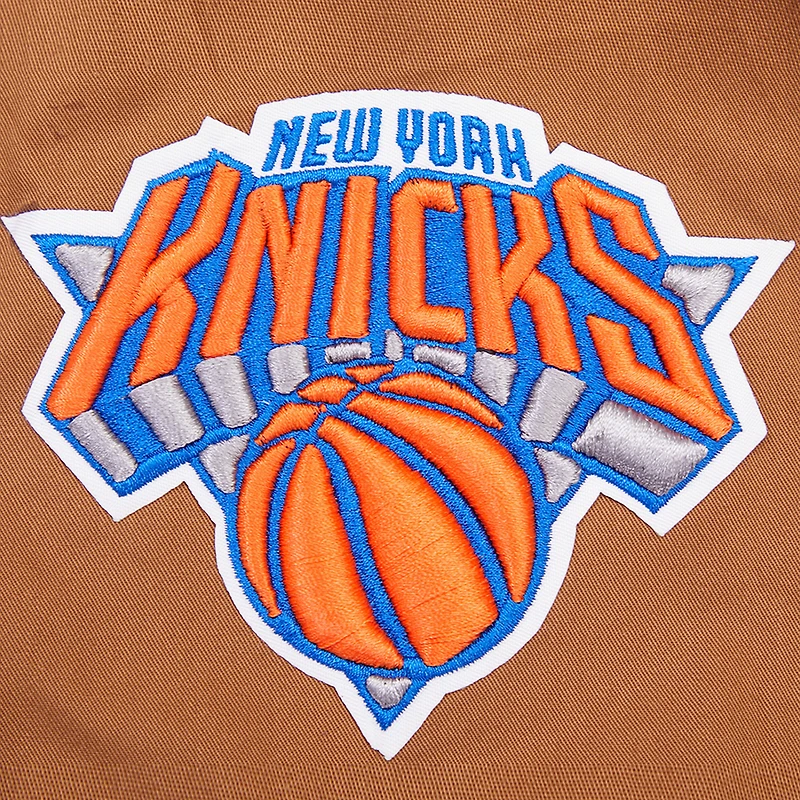 Men's Pro Standard Brown New York Knicks Paint The City Full-Zip Jacket