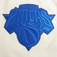 Men's Pro Standard Cream New York Knicks Triple Tonal Woven Shorts