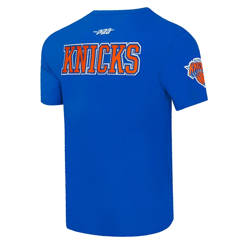 T-shirt Pro Standard Jalen Brunson bleu pour homme des New York Knicks City Ransom