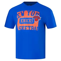 Men's Pro Standard Royal New York Knicks Made To Play Drop Shoulder T-Shirt