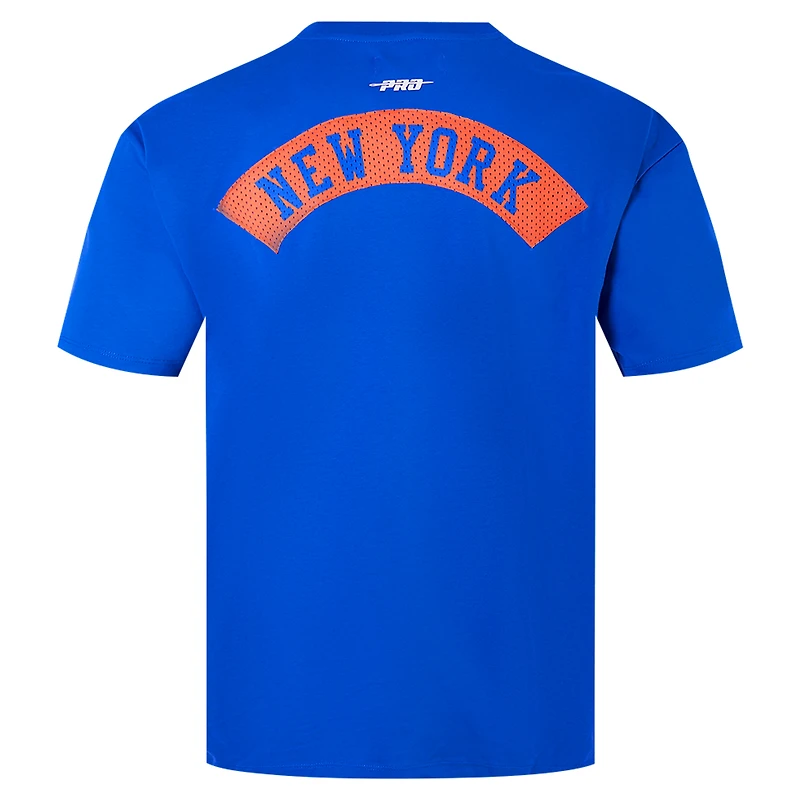 Men's Pro Standard Royal New York Knicks Made To Play Drop Shoulder T-Shirt
